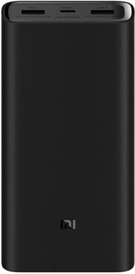 УМБ Xiaomi Mi Power Bank 3 20000 mAh 18W USB-C PLM07ZM Black 07893 фото