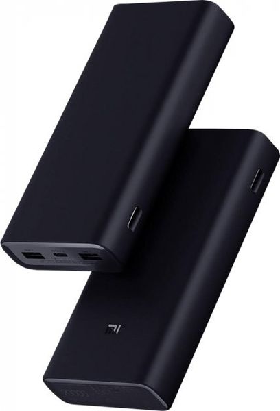 УМБ Xiaomi Mi Power Bank 3 20000 mAh 18W USB-C PLM07ZM Black 07893 фото