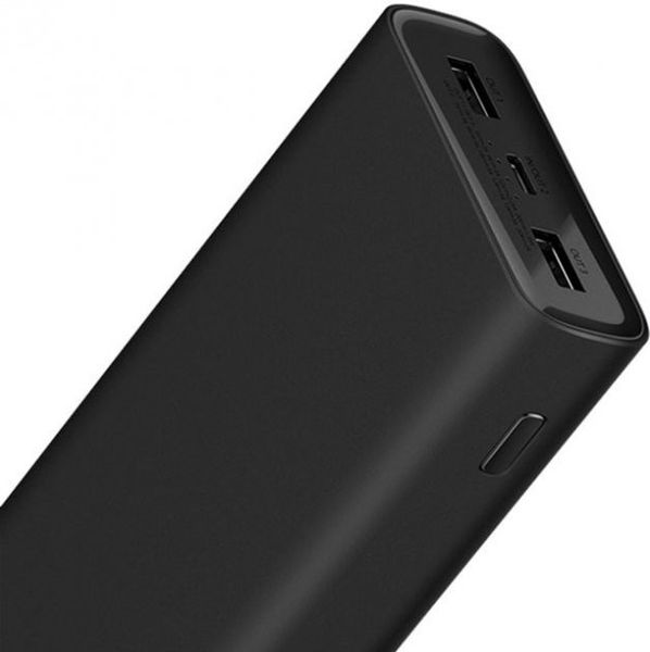 УМБ Xiaomi Mi Power Bank 3 20000 mAh 18W USB-C PLM07ZM Black 07893 фото