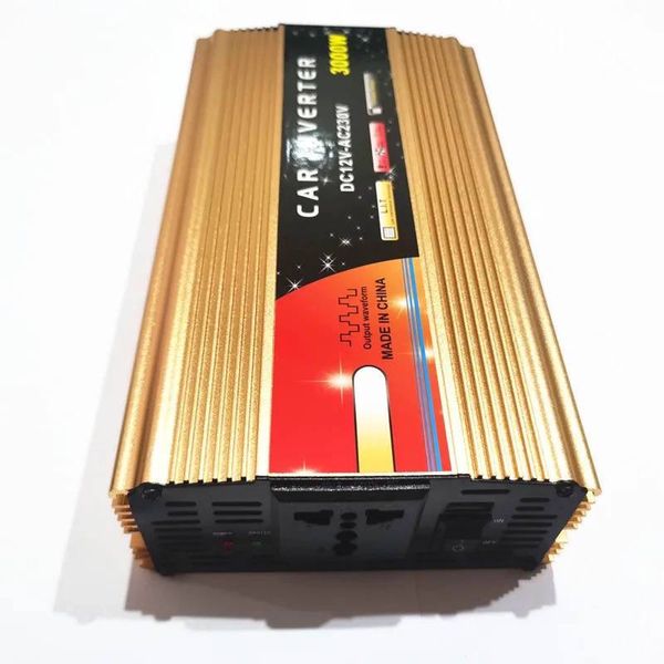 Інвертор автомобільний перетворювач напруги Powerone+ ZX-3000W 12В-220В 3000W 06125 фото