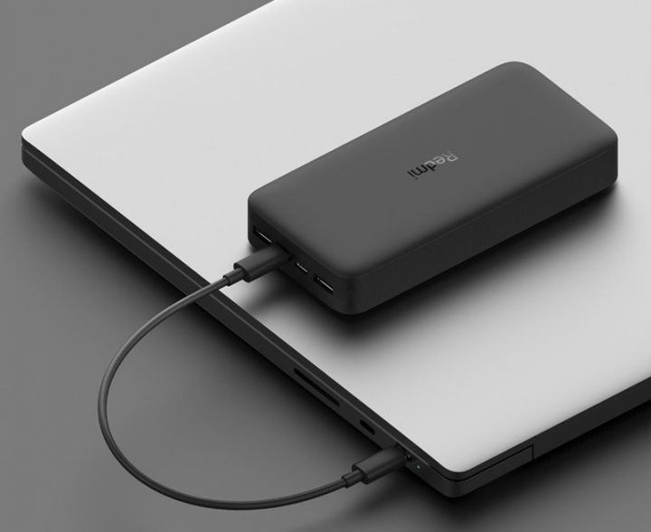 УМБ Xiaomi Redmi Power Bank 20000 mAh 2xUSB QC 3.0 18W PB200LZM Black (VXN4304GL) 07890 фото