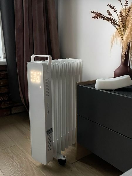 Масляний обігрівач SUNTECH Loft TI-900B 2000W | 9 секцій, білий 14169 фото