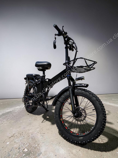 Електровелосипед VOLTO Flex 20" 1000W 26Ah PAS Чорний 1982687 фото